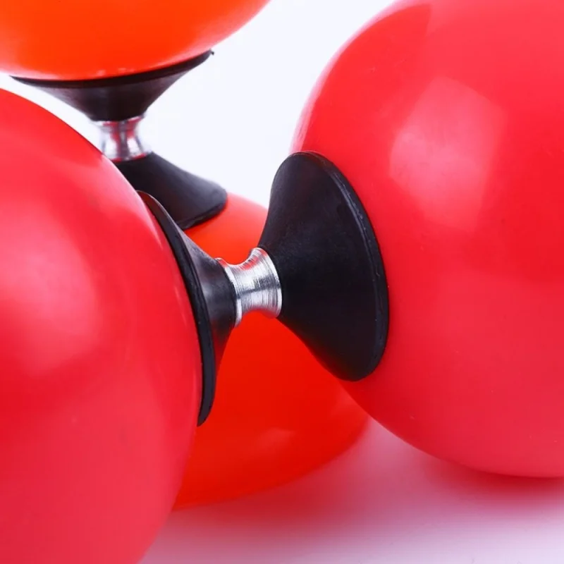 Chinesisches Diabolo-Yo-Yo aus Leder, sensorische Trainingsgeräte, Schüsselform, verdicktes, weiches Outdoor-Spielzeug für die Fähigkeitsentwicklung – Detail 3