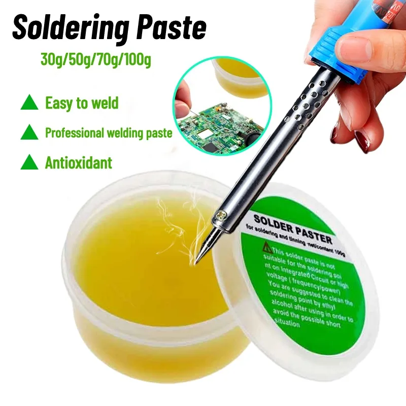 Soldering Paste Rosin Welding Flux Lead-free Repair Iron Sheet Stainless Steel Sheet Nickel Solder Wire Easy To Soldering Iron