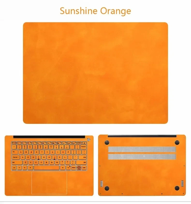 Crazy Horse Leather Sticker for Xiaomi Redmi Book Pro 14 14X 15 16 15E XMA2101-BN Laptop Vinyl Protection