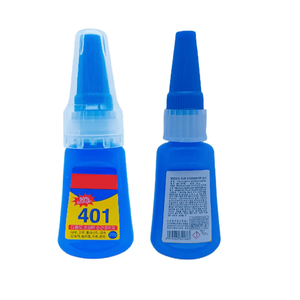 20ML 401 Glue Instant Fast Adhesive Bottle Stronger Super Glue Multi-Purpose Fix Super Strong Liquid Colorless Adhesive Glue