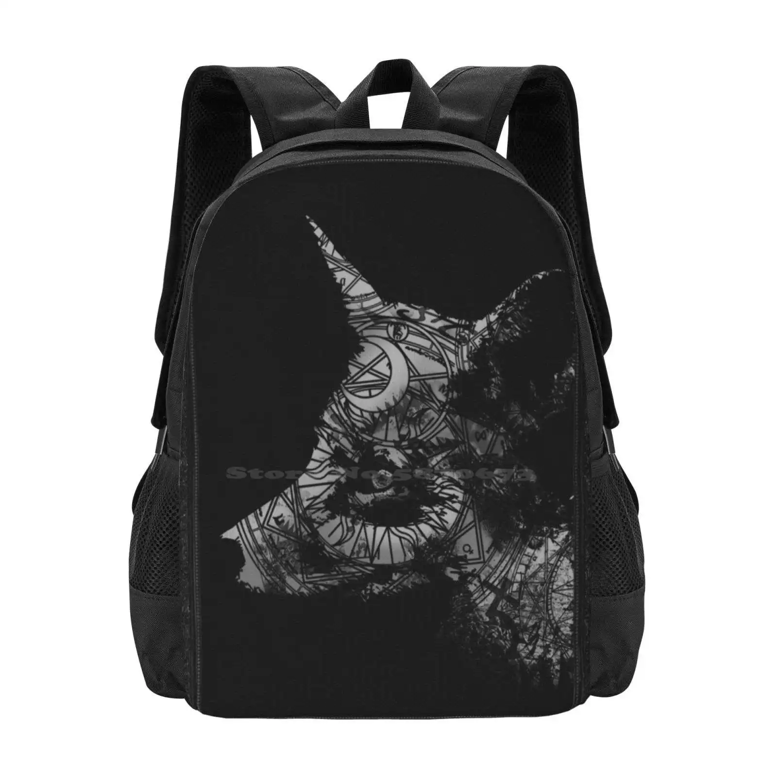 

Fox Hot Sale Schoolbag Backpack Fashion Bags Horror Monster Dark Gothic Scary Book Fox Fairy Fae