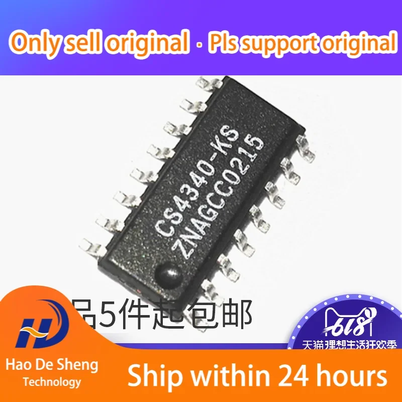 10PCS/LOT  CS4340 CS4340-KSZ  CS4340-KS  new original in stock