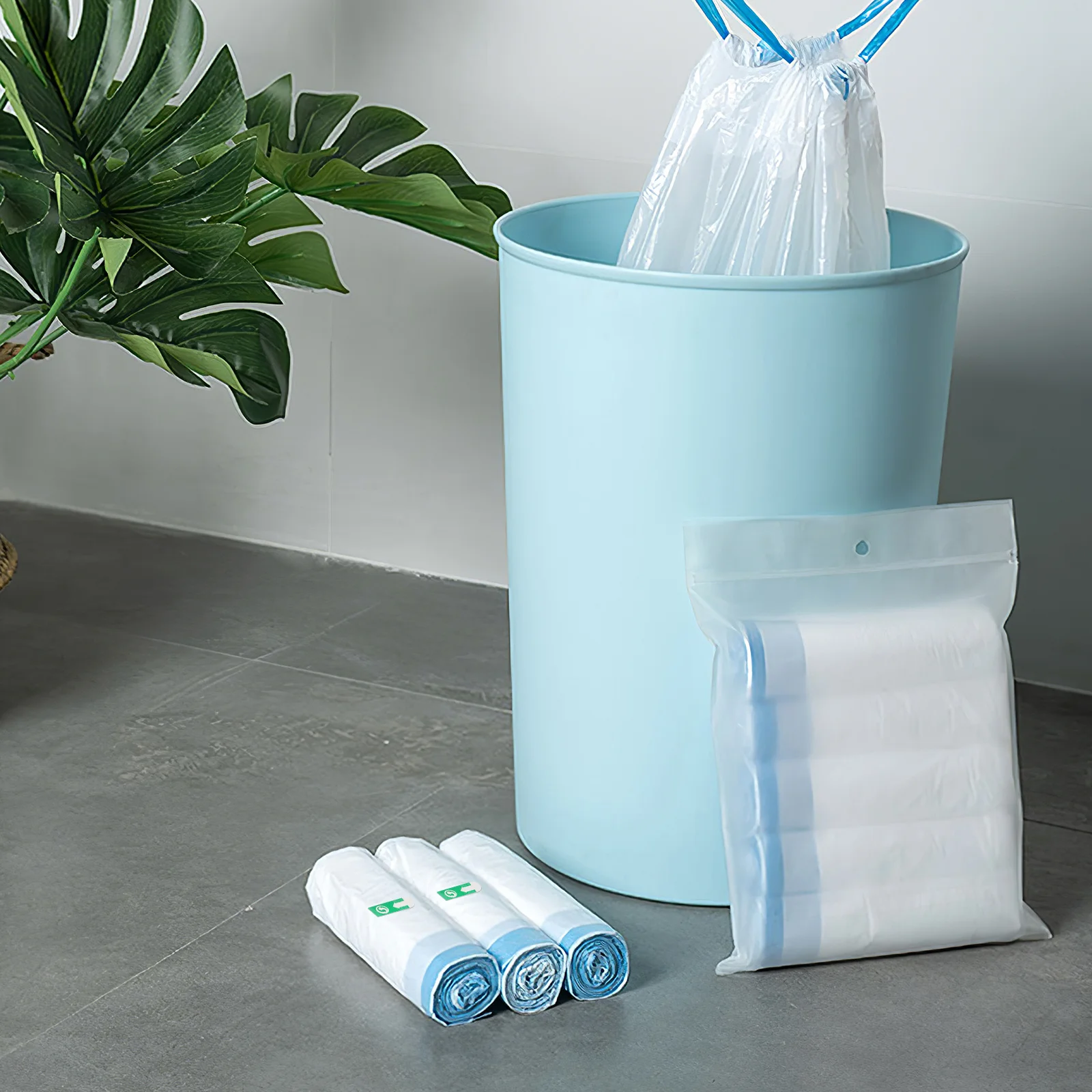 1000 pièces étiquette ruban d'étanchéité adhésif amovible flèche autocollants pour sacs poubelles facile à déchirer espacement conception poignée sac joint étiquettes