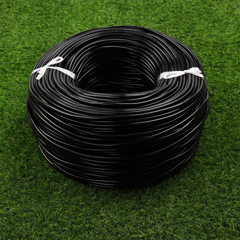 1/4 in Drip Irrigation Supply Tubing for Irrigation Drippers Drip Emitters Irrigation Parts and Drip Systems Black Polyethylene