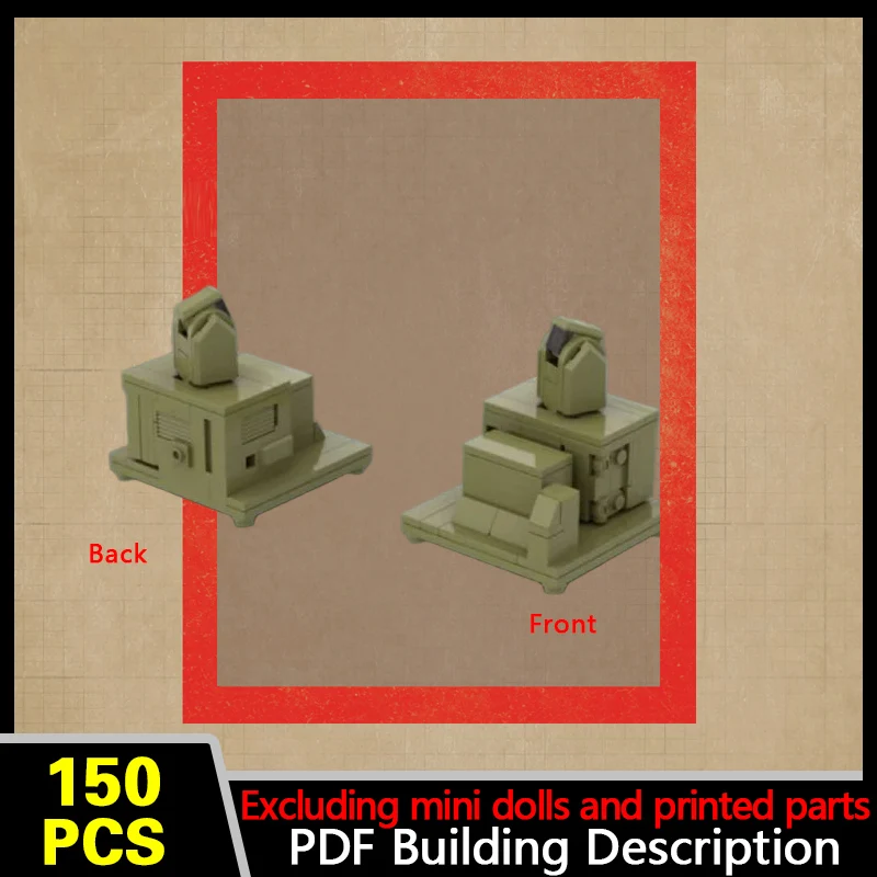 MSP500 Electro-Optical Camera Sensor Model MOC Building Bricks War Equipment Modular Technology Gifts Assemble Children Toy Suit