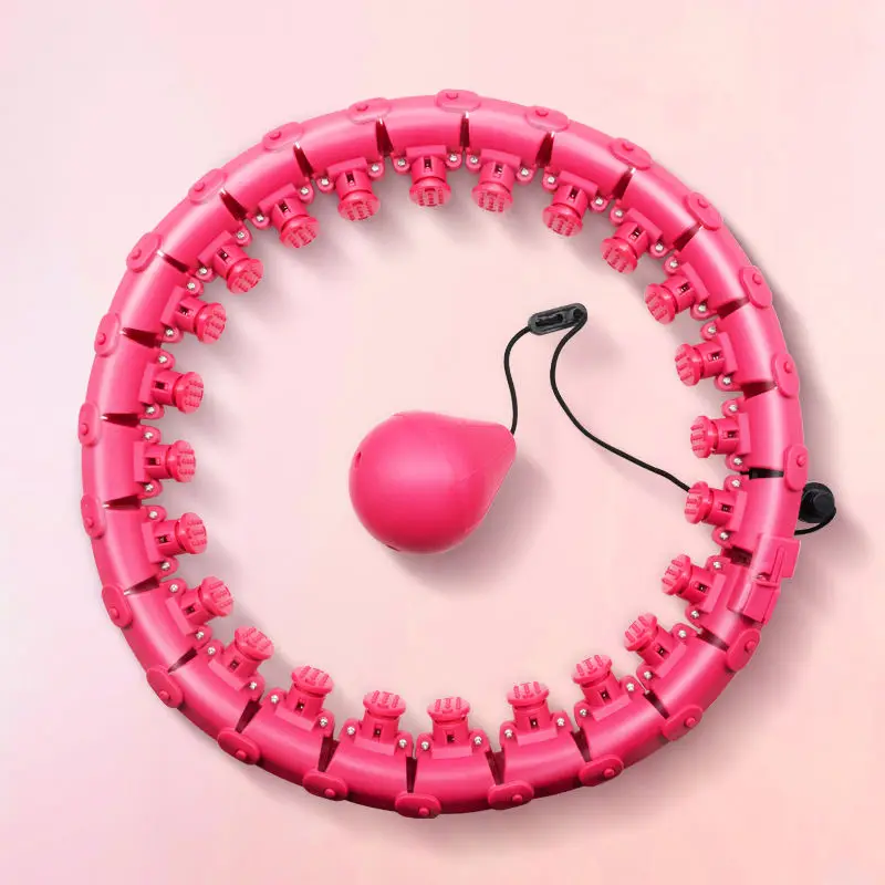 Manufactures Hula Ring Circle Adjust New Smart Fitness Detachable Adjustable Loss Weight Hula Hoops with Exercise Ball