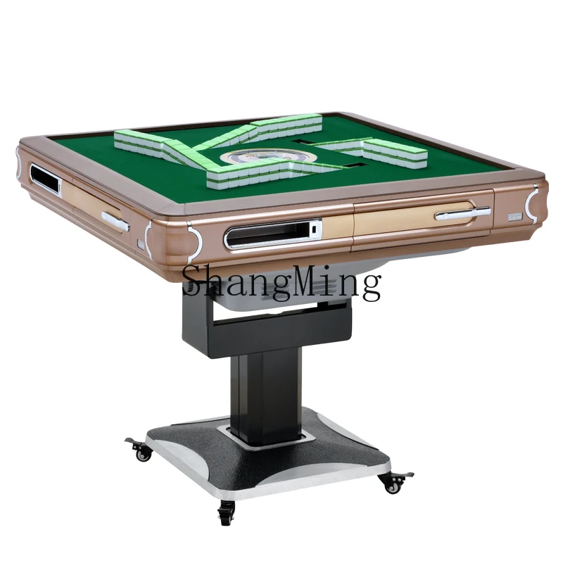 

LXY Folding Mahjong Machine Fully Automatic Household Electric Mahjong Table Roller Coaster Bass