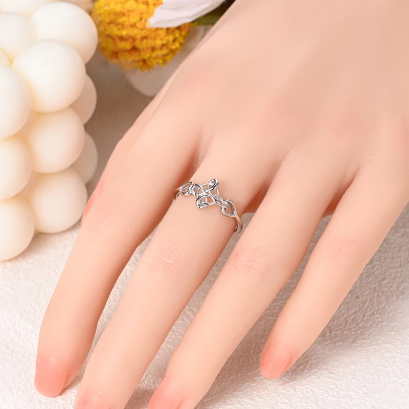 Ringe aus 925er-Sterlingsilber, funkelnde Sternennacht, Herz, Glühwürmchen, Vintage-Ringe für Frauen, Hochzeit, Verlobung, Geburtstag, Schmuck, Geschenk – Detail 17