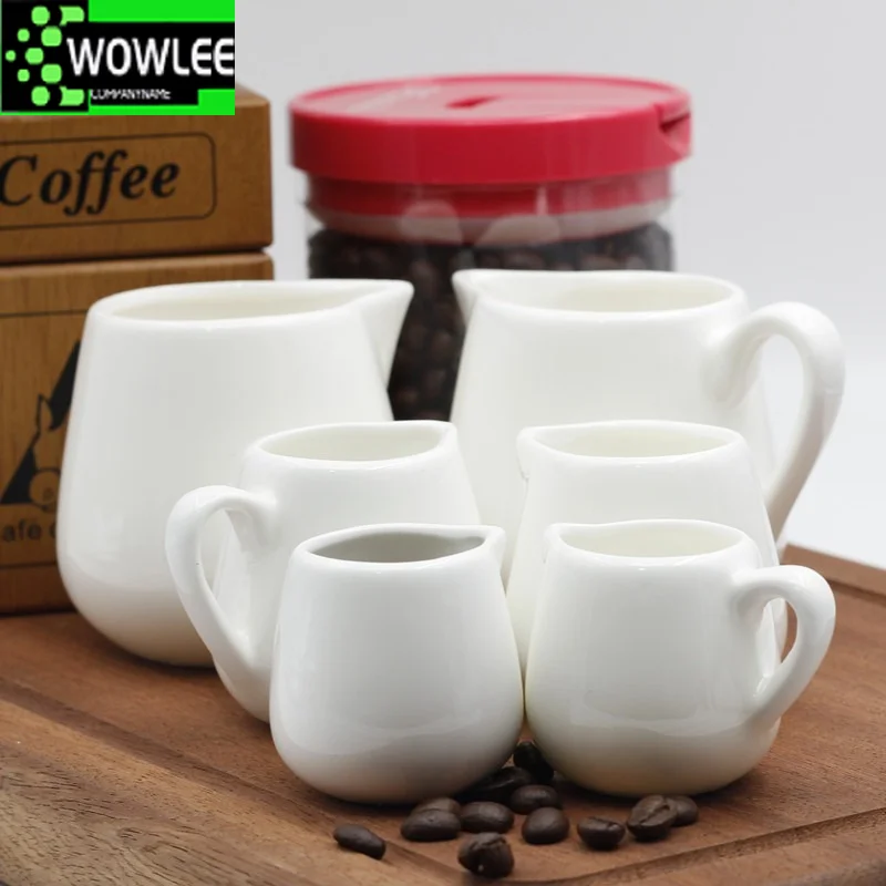 European Coffeeware Ceramic Milk Jug Afternoon Tea Cafe Barista Coffee Maker Tools Pitcher Cup Cafeteira Espumador De Leche