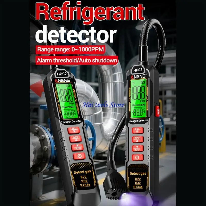 

X37E Handheld Refrigerants Gas Analyzers HVAC Leak Detector For Car Air Conditioners
