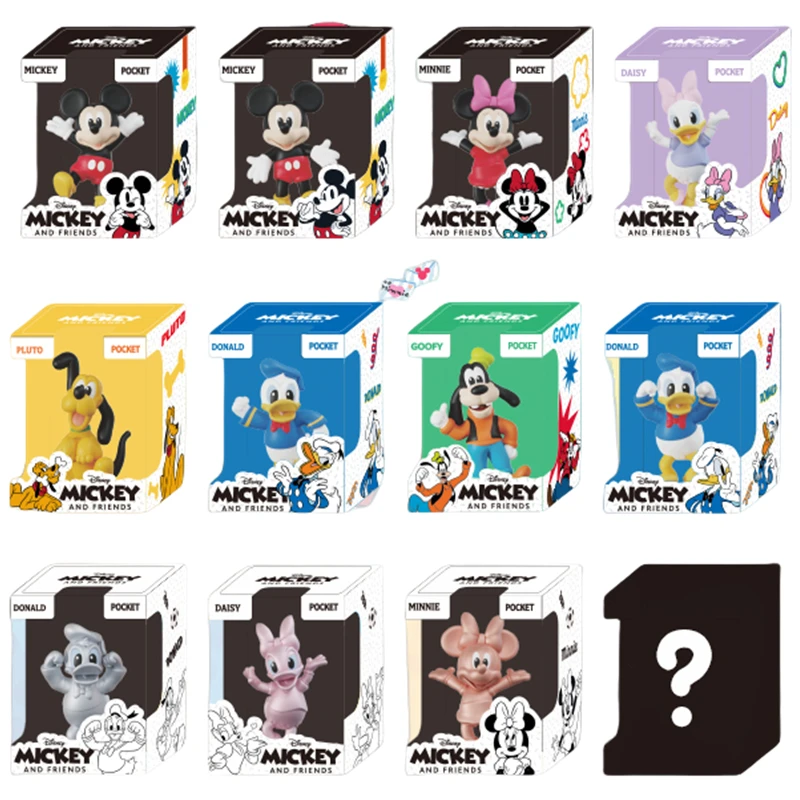 

Disney Jandoon Mickey оригинальная слепая коробка Минни Дональд Гуфи Плутон кукла рисовое зерно мини-фигурка модель игрушка орнамент подарок