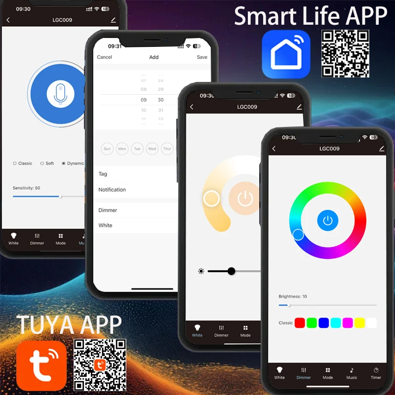 APP/التحكم عن بعد LED رصد ضوء بار شاشة الكمبيوتر مصابيح تعليق للزينة الموسيقى إيقاع مكتب RGB جو الجدول مصباح الإضاءة #2