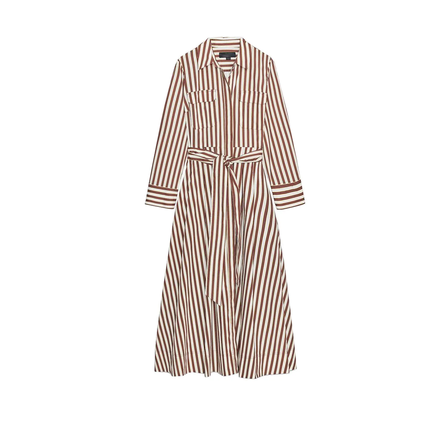 Jesień 2025 Nowa Krata Irt Dr Long Sve Kołnierzyk z Wyłogami Casualowa Elegancka Damska Spódnica Midi Dr z Poliestru i Gazy