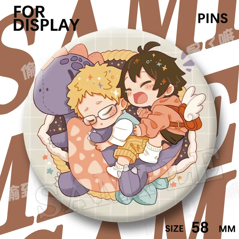 Kozume Kenma Kuroo Tetsurou Badges Pins Anime Kei Tsukishima Tadashi Yamaguchi Women Brooch Cosplay Brooches for Bag Accessorie