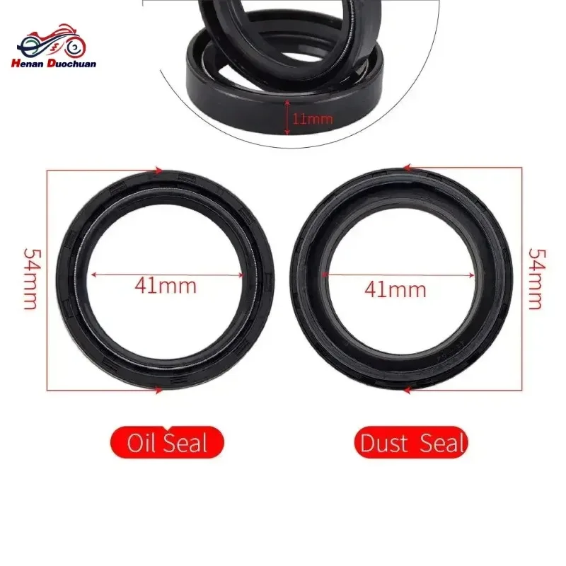 41x54x11 Motorcycle Fork Oil Seal 41 54 Dust Seal for Honda XL600 XL600V Transalp CBR600 F2 F3 CBR600F 51490-MER-R61 XL XBR 600