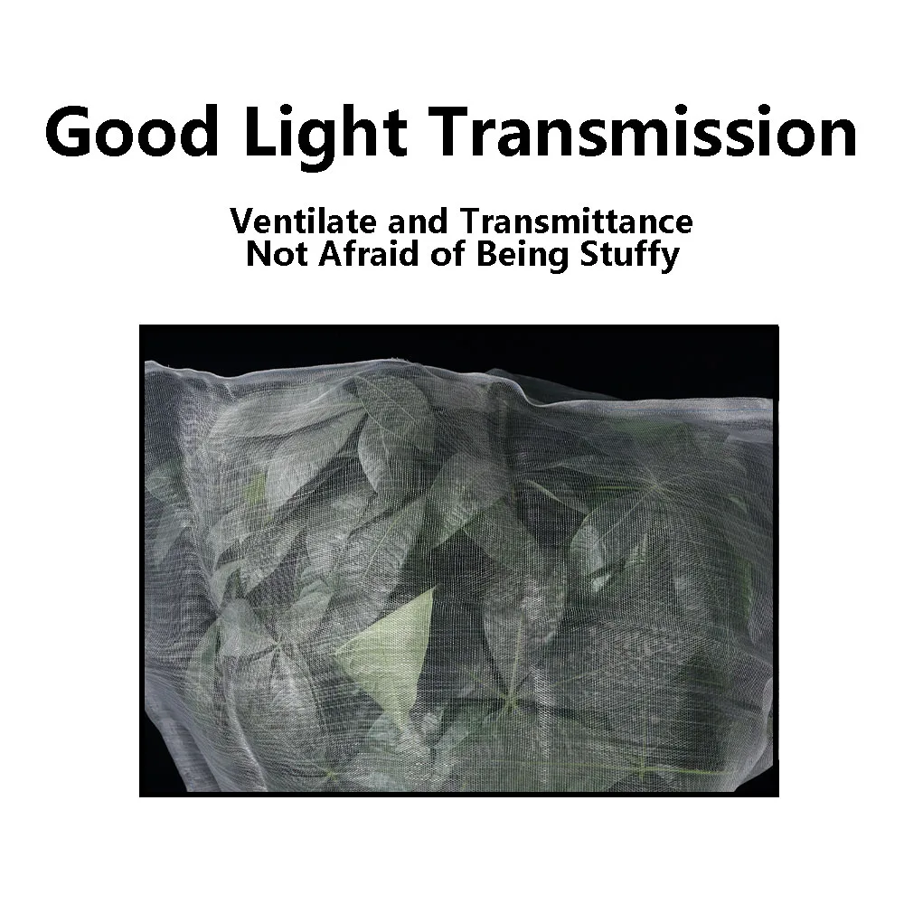 حديقة المعاوضة مكافحة الطيور الحشرات حاجز 60 شبكة الحشرات علة صافي النبات الفاكهة تنمو حقيبة حماية الخضار المعاوضة S M L XL 1 قطعة