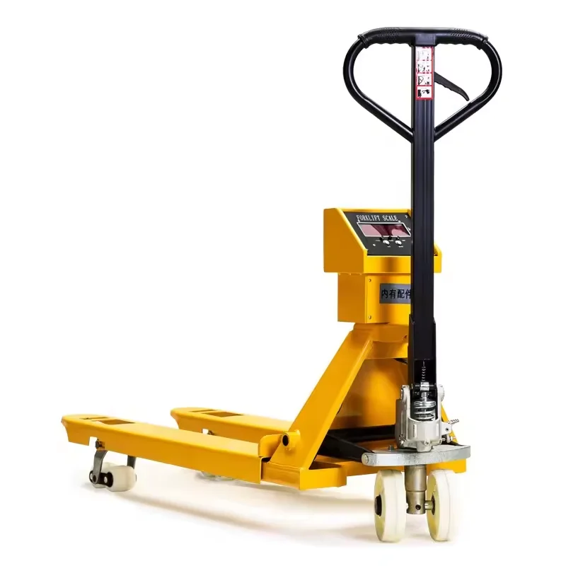 

Electronic Hand Pallet Truck with Waterproof Weighing Scale for Restaurant Use