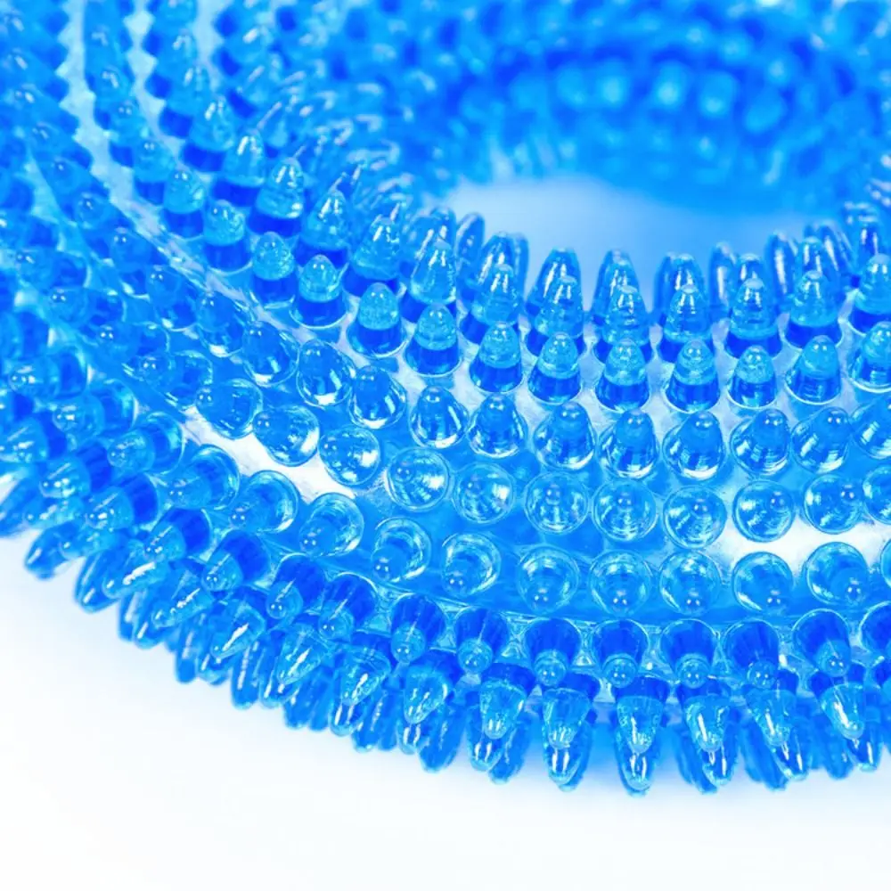 Multifunctional Dog Spiky Durable Interactive Squeaky Dog Teething Teeth Cleaning Dog Teething Pool Rings