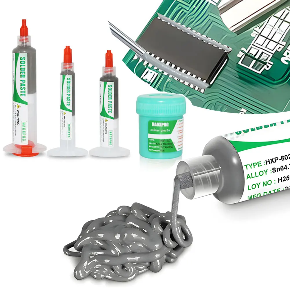 151 ℃   Флюс паяльной пасты для пайки печатных плат IC для ремонта телефона Sn64.7Bi35Ag0.3