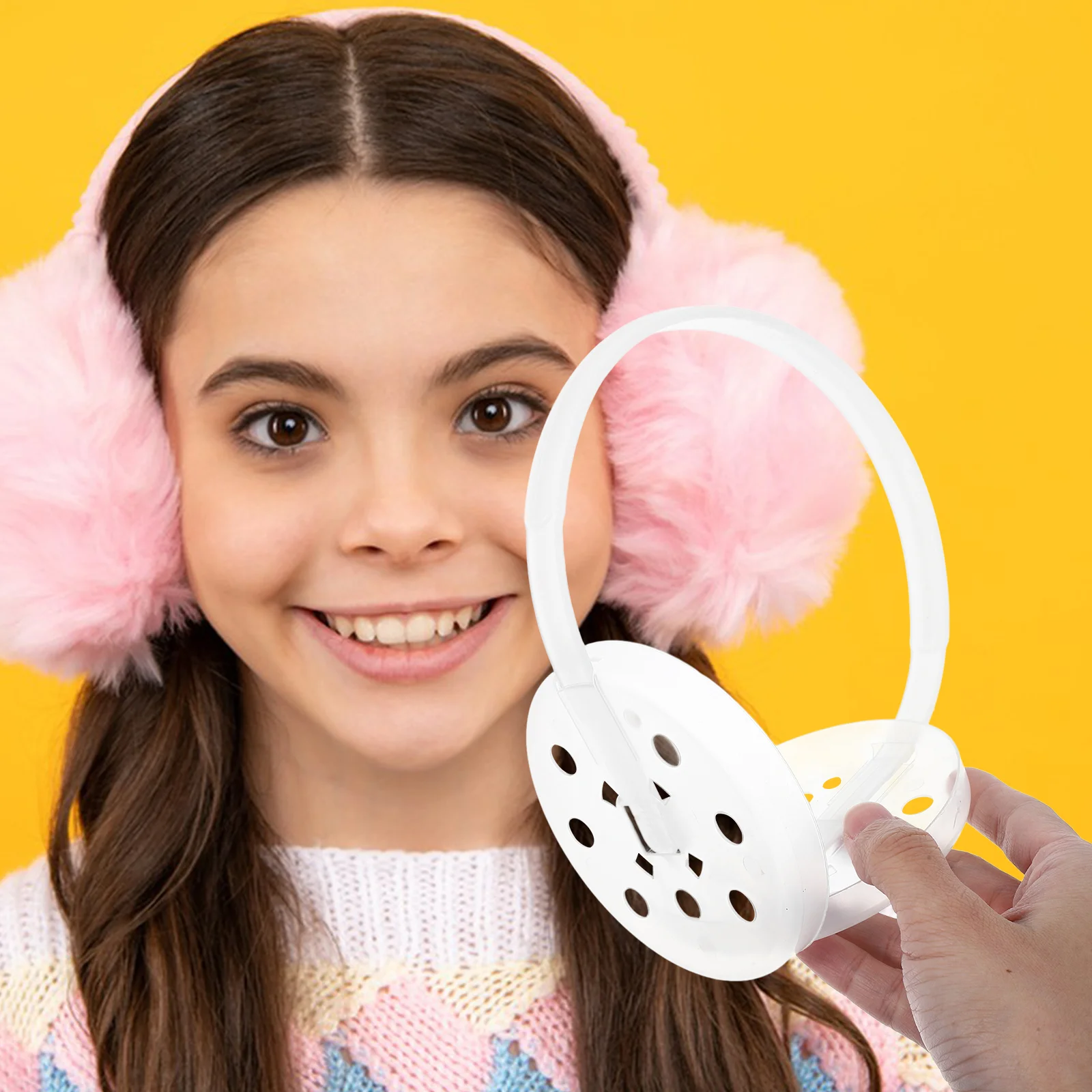 Earmuff Stand Plastic Frame Inner Structure Construction Building Base Bracket Holder