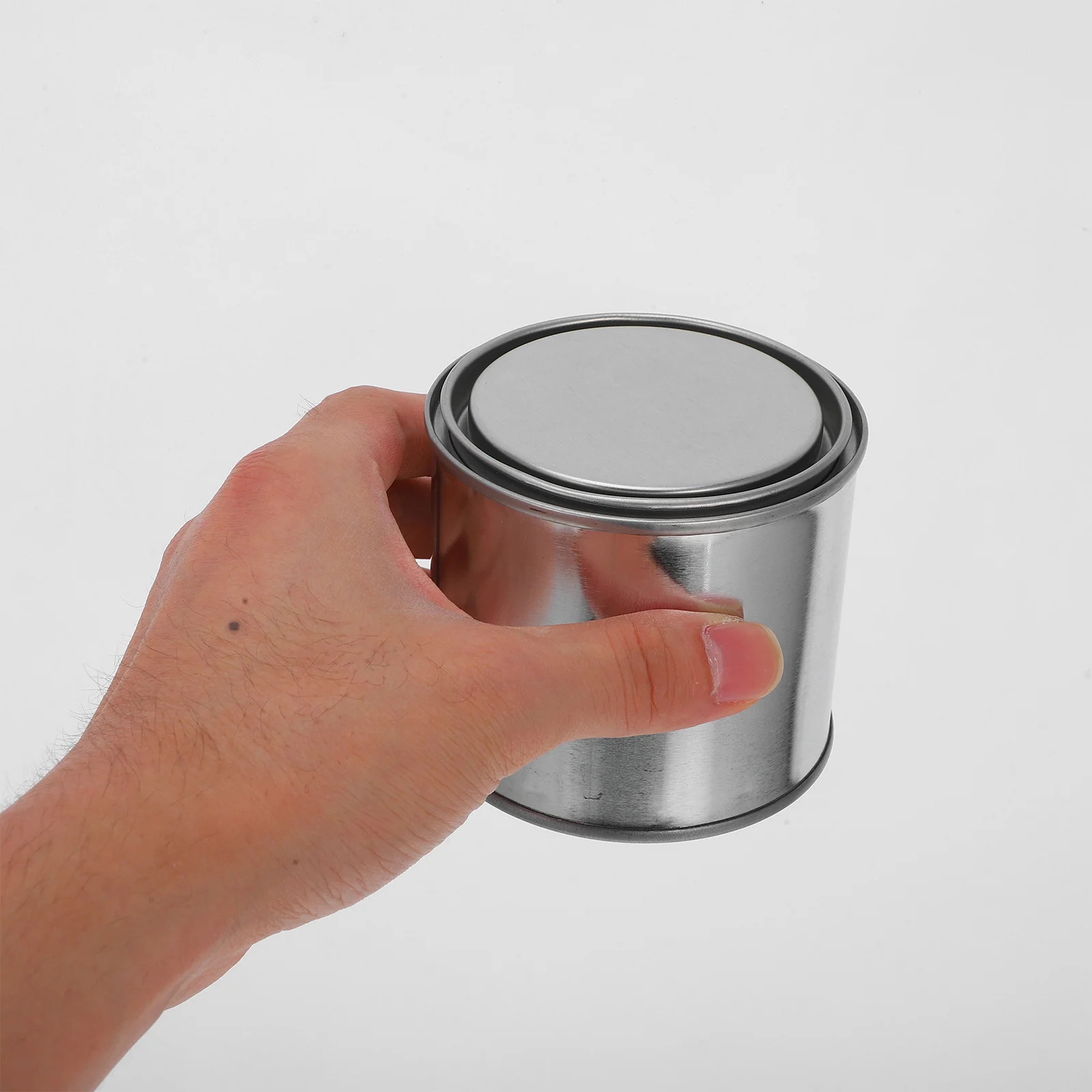 6 Pcs Empty Paint Cans with Lids Storage Jars Ink Container Bucket Travel Canister