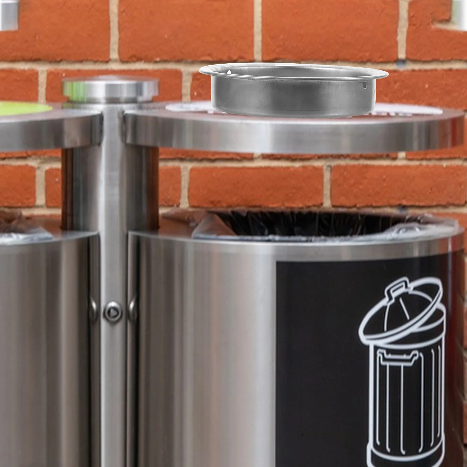 

Stainless Steel Ashtray Metal Cigar Ashtray For Home Office Hotel Garden Outdoor Indoor Use Reusable Cigarette Ash