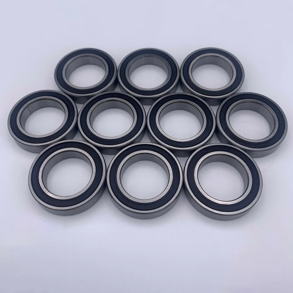 Rubber Sealed MTB Bike Ball Bearings Choose Size MTB Bike Rubber Sealed Steel Bearings 2/10 Pack 6802RS (61802 2RS)