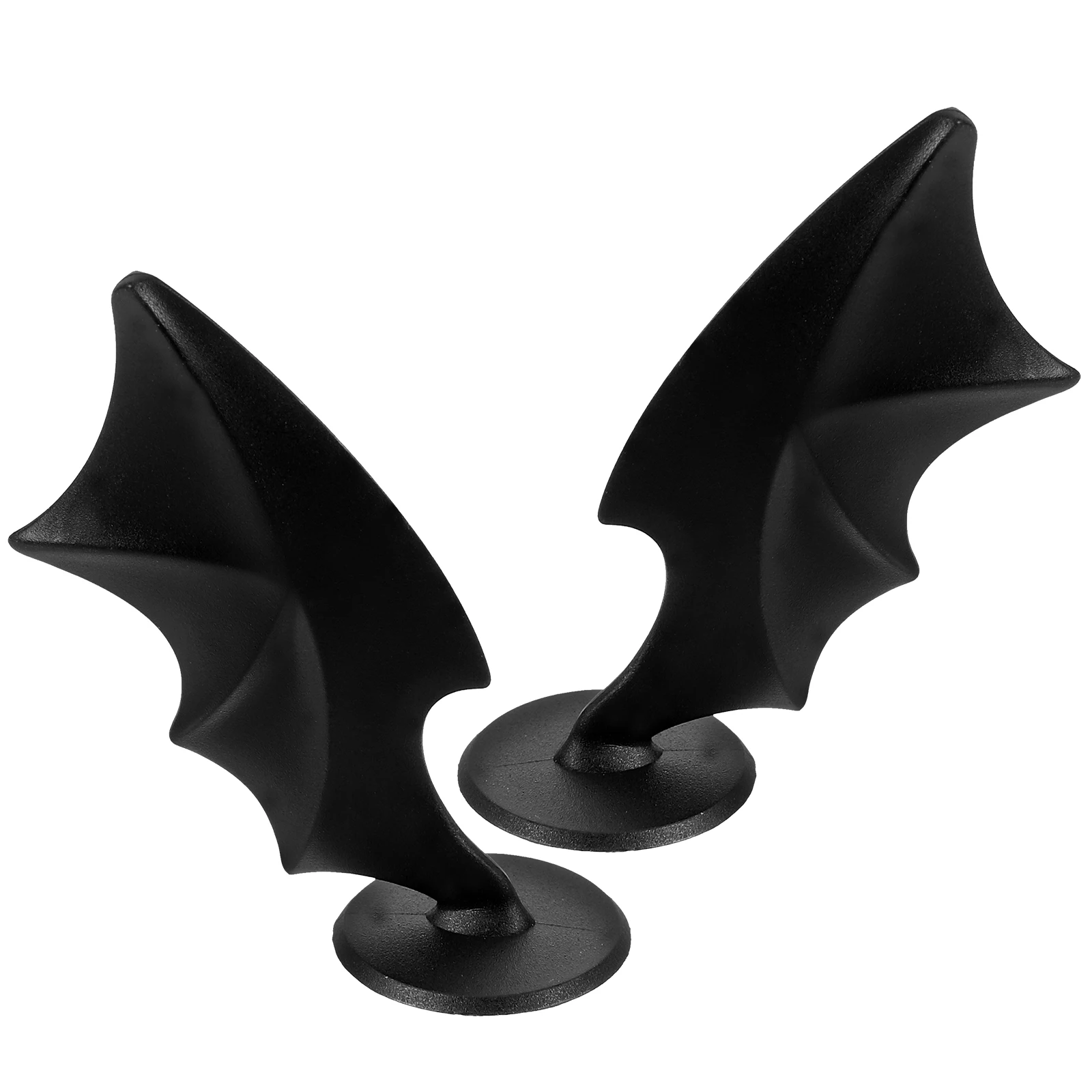 

1 Pair Wings Motorcycle Decoration Plastic Crafting Evil Costume Accessories Wings Headdress Accessories DIY