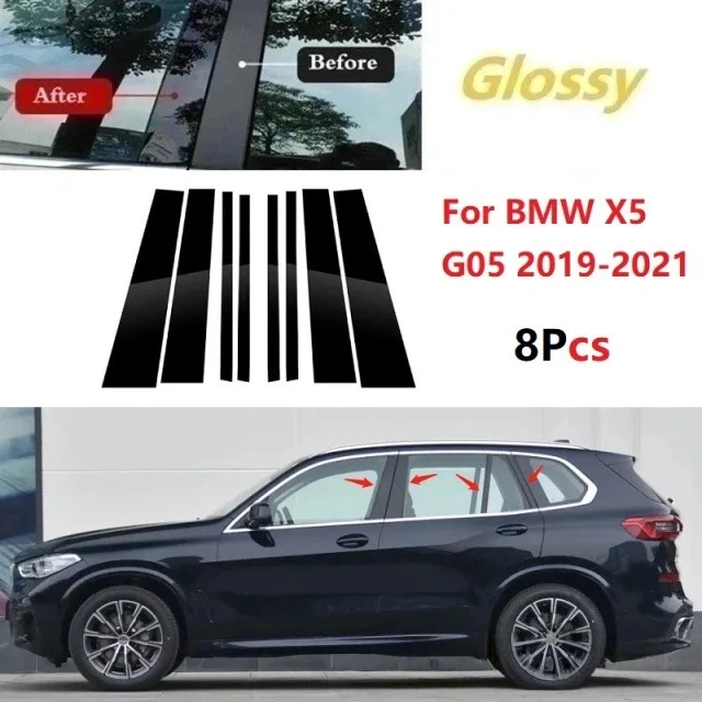 

For 2023 BMW X5 E53 E70 G05 Side Door Frame 2000-2006 Modified Window Trim Center Column Adhesive