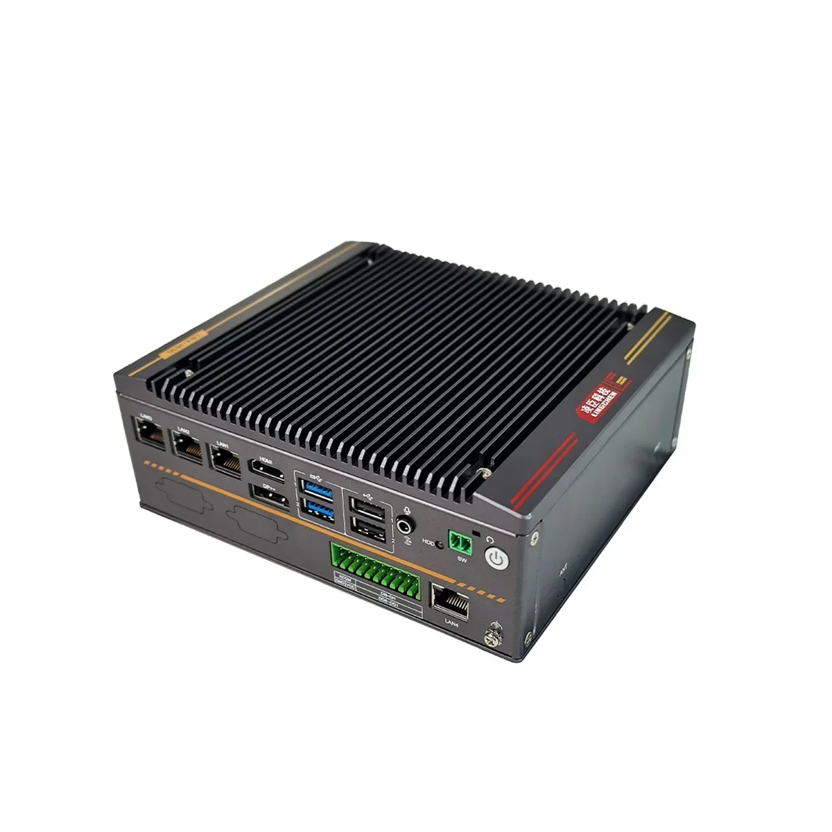 Factory Supply embedded industrial mini pc box business pc fanless linux computer LBX-J630 with Celeron J 6412