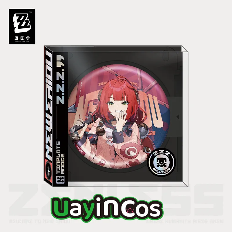 

Оригинальный Ukinami Yuzuha Alice Thymefield Zenless Zone Zero жесть значок брошь орнамент кукла аниме игра игрушка дети Хэллоуин Gif