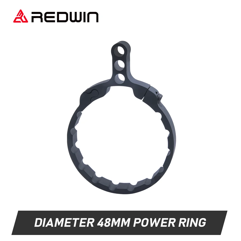 Red Win Power Ring Throw Lever 48mm Diameter T6061 Aluminum See Through Hander Exclusive for Scarlet SFP Scope Accessories