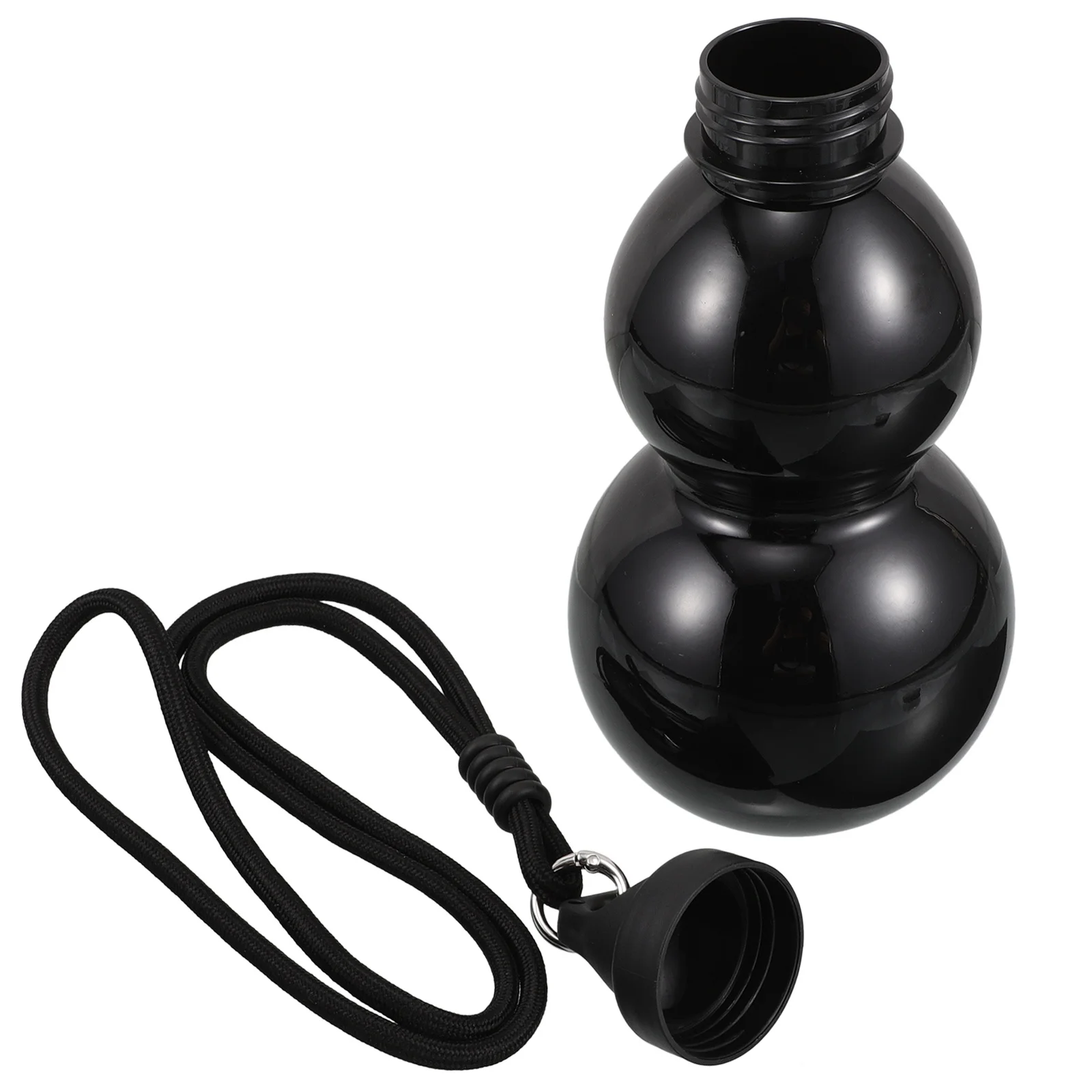 Elegante botella de agua de calabaza, 800ml, gran capacidad, portátil, gimnasio, viaje, oficina, arte chino, botella para beber, jarra de agua llamativa