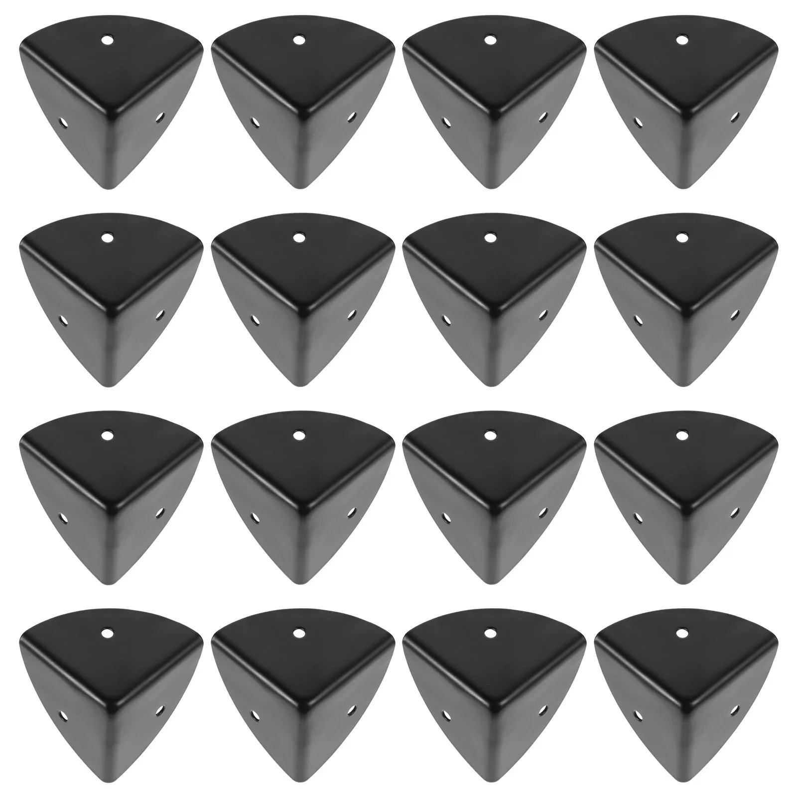 16Pcs Metal Edge Protectors Corner Guards for Toolboxes Makeup Cases Furniture Safety Impact Defense Transport Protection