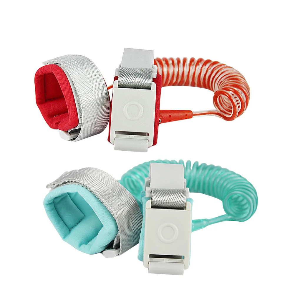 

Анти-потерянный ремешок, детская безопасная тяговая веревка, сенсорный замок, браслет на запястье, уличный зеленый 2 м, уличный анти-потерянный ремешок, замок