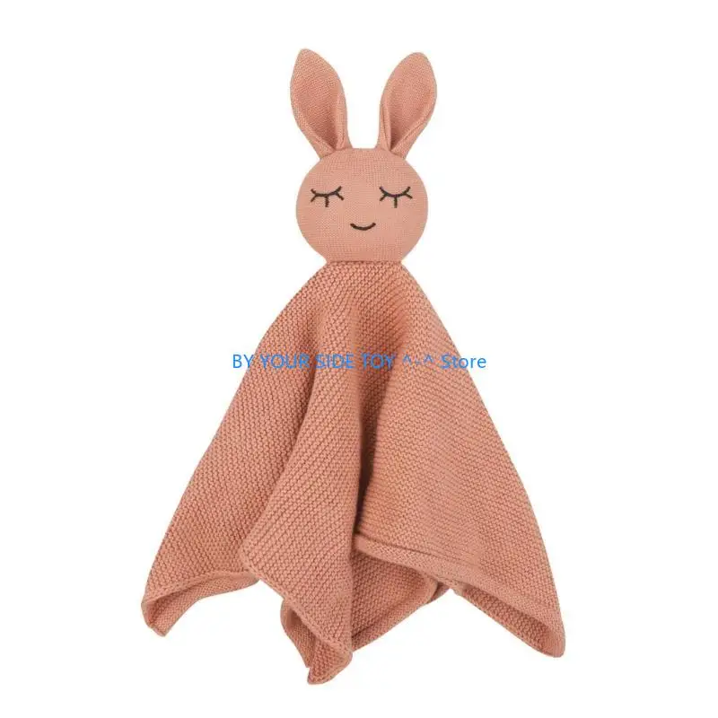 

Baby Appease Towel Comforting Blanket Lovely Cartoon Rabbit Soothing Doll Toddlers Soft Pacify Soother Toy U6XE