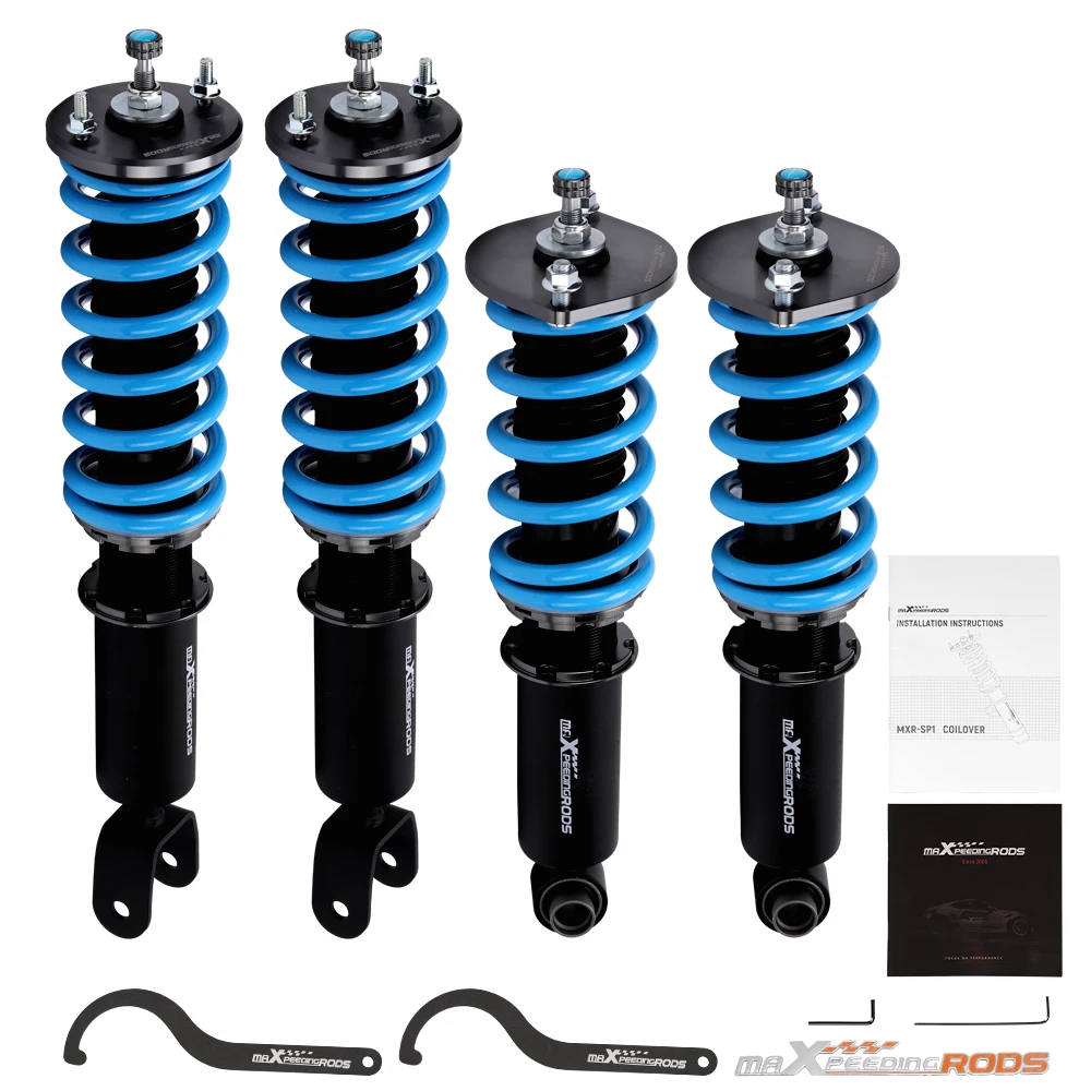 Coilover Suspension Kit For Nissan 300ZX Z32 90-96 Adjustable Height + Damper Strut Suspension Coilover Suspension