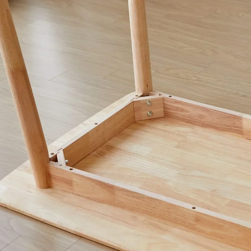 Mesa de comedor Rectangular de roble, escritorio de cocina de madera maciza, muebles de habitación para el hogar, Envío Gratis