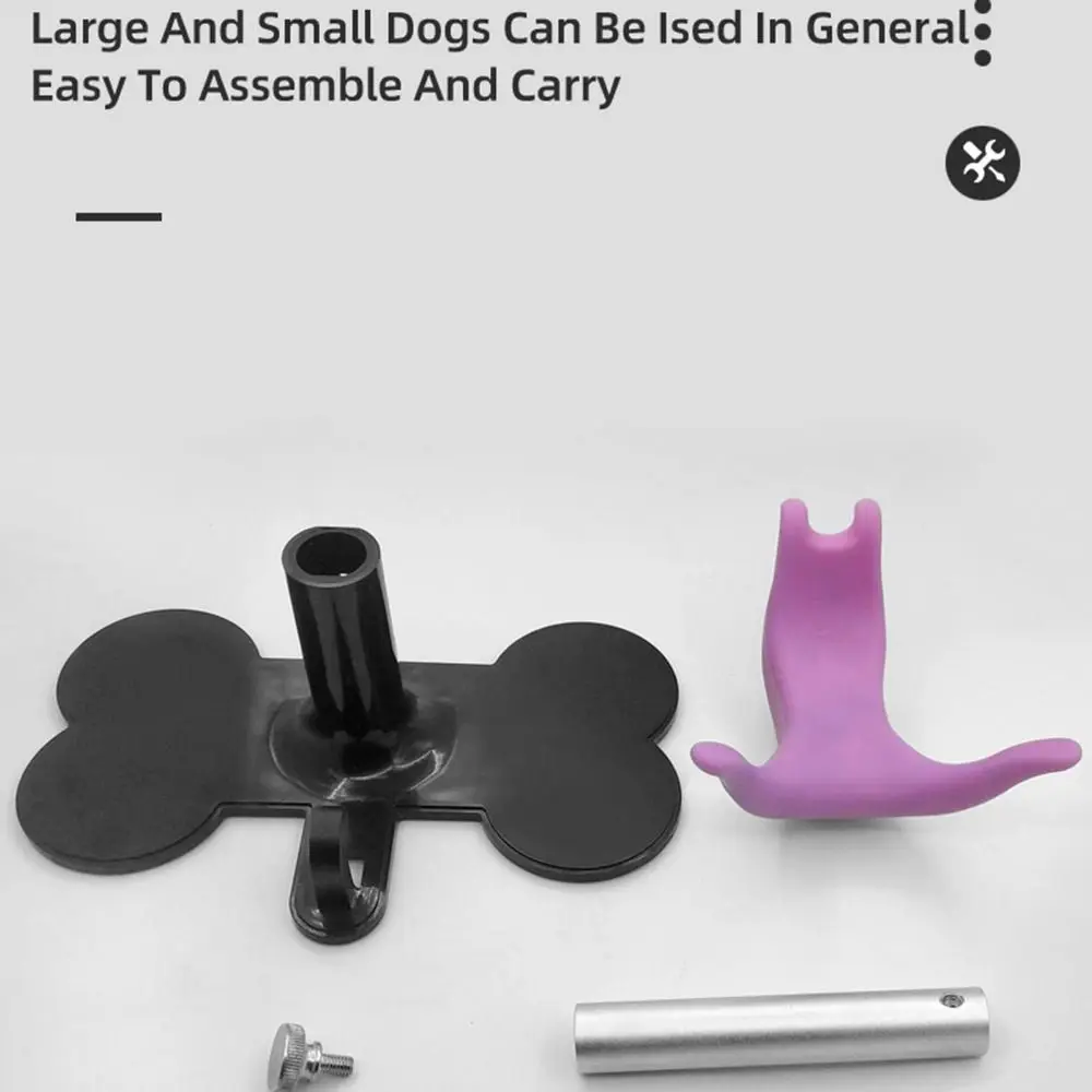 Silica Gel Soft Dog Assisted Standing Support Rotate Easy To Install Dog Auxiliary Standing Bracket Adjustable Comfortable