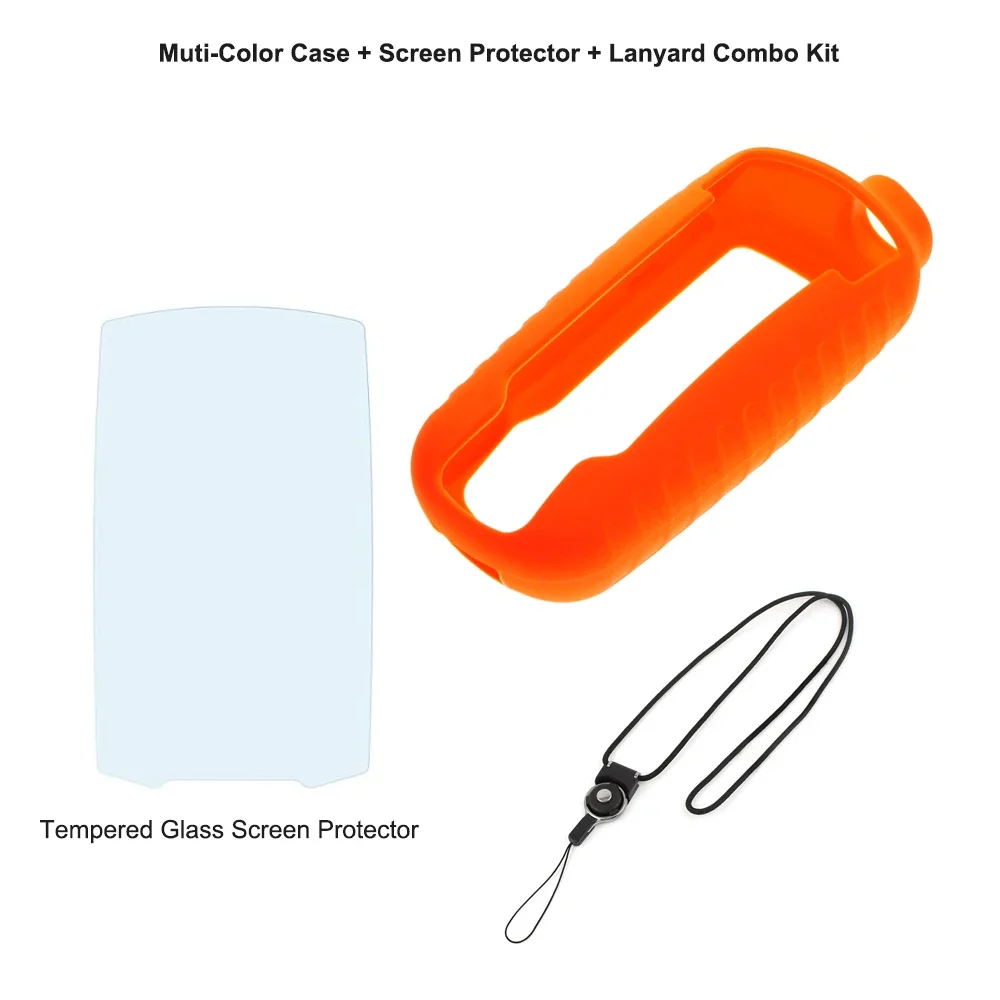 Protector de Pantalla de Vidrio Templado Bump Cas+ con Cordón para Garmin GPSMAP 62 62s 62st 62sc 62stc 64 64s 64st 64sc 64x 64sx 64csx 65 65s