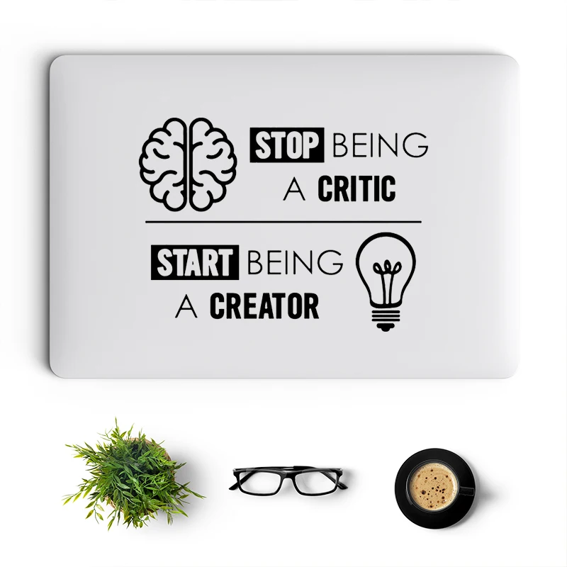 Office Quotes Vinyl Laptop Stickers for Macbook Pro 14\