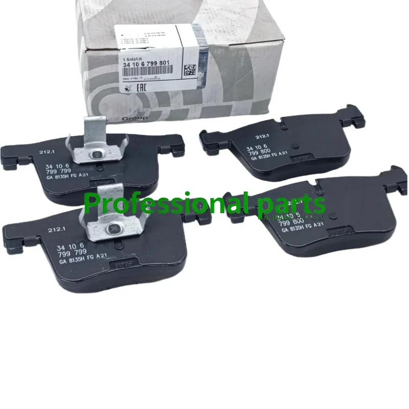 Front Brake Pads Disc Brake Pad Set 34106799801 For BMW F20 1 3 Series F30 34106859181 34106859182 34114073936 34116798978