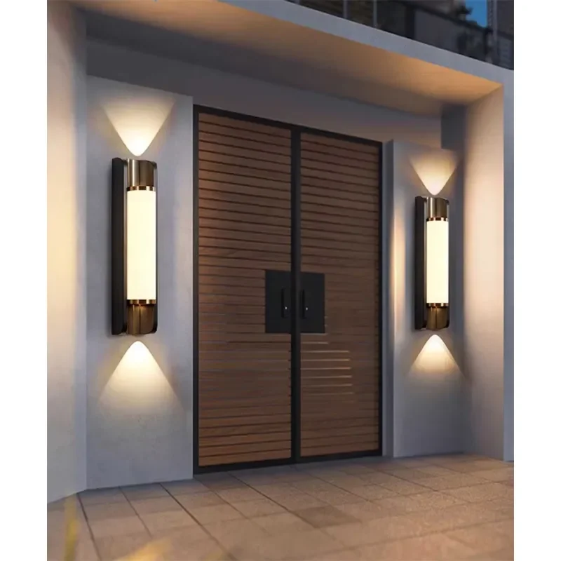 New Modern IP65 Waterproof Outdoor Long Light Emitting Diode Wall Light Corridor Balcony Building Outdoor Home Wall Light