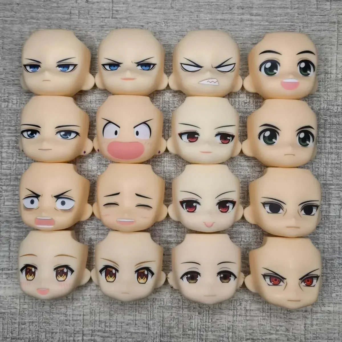 GSC Clay man replaces face OB11 replaces expression doll accessories