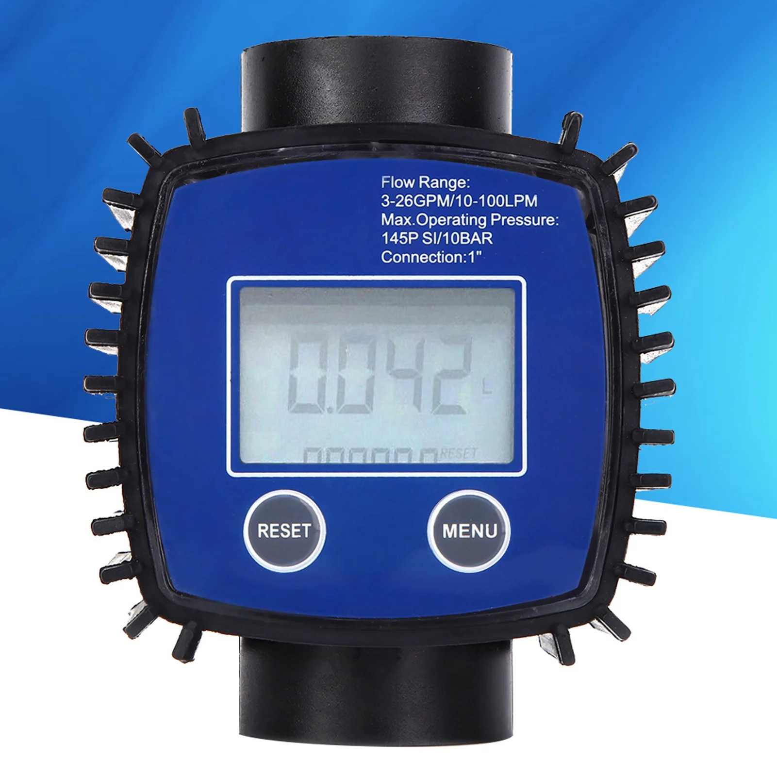 Digital Display High Accuracy Water  Meter Flowmeter 1in Internal Thread  Gauge  Meter