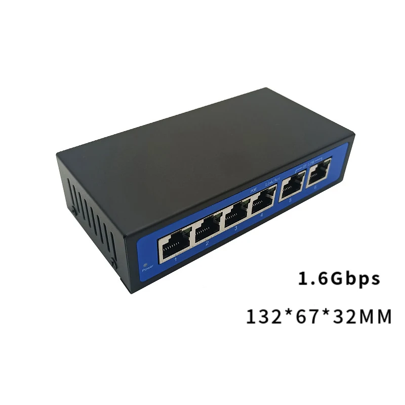 POE Switch Power Supply Dock Network Monitoring 10M100M1000M 4 Port 8 Port Gigabit Fast Ethernet Switch Converter Splitter HUB