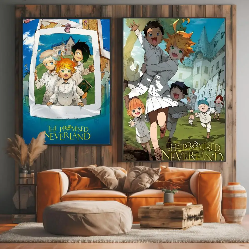 anime T-The Promised Neverland-D Painting Calligraphy Artwork for Living Room Bedroom Office Home Decor
