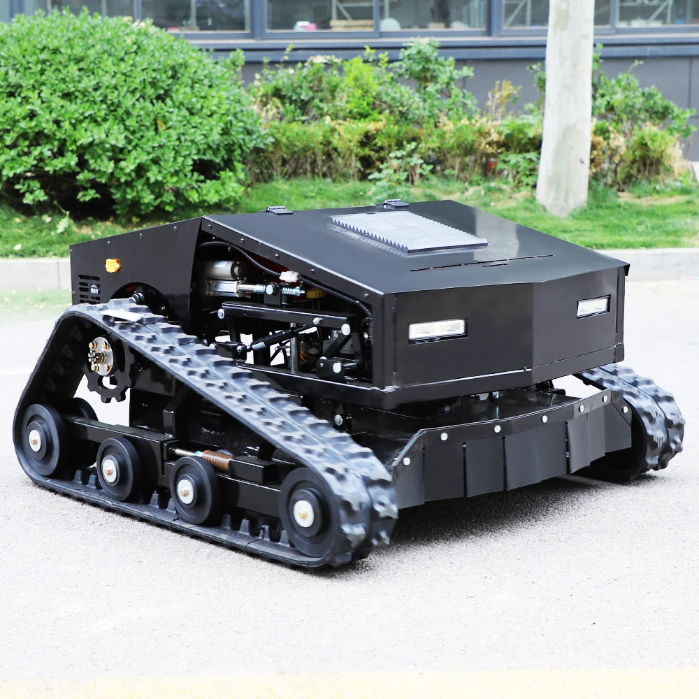 

Gasoline Lawn Mower RC Slope Lawn Mower Tracked All Terrain Remote Control Robot Weed Mowing Machine