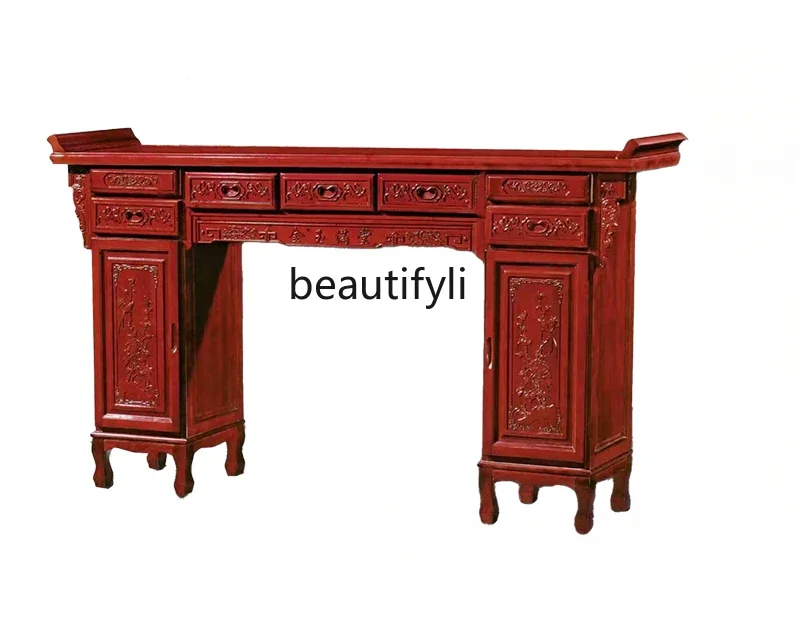 

Solid Wood Altar Chinese Style Buddha Cabinet Buddha Table Home Altar Buddha Shrine Tribute Table Solid Wood Carved CabinetAsmt0