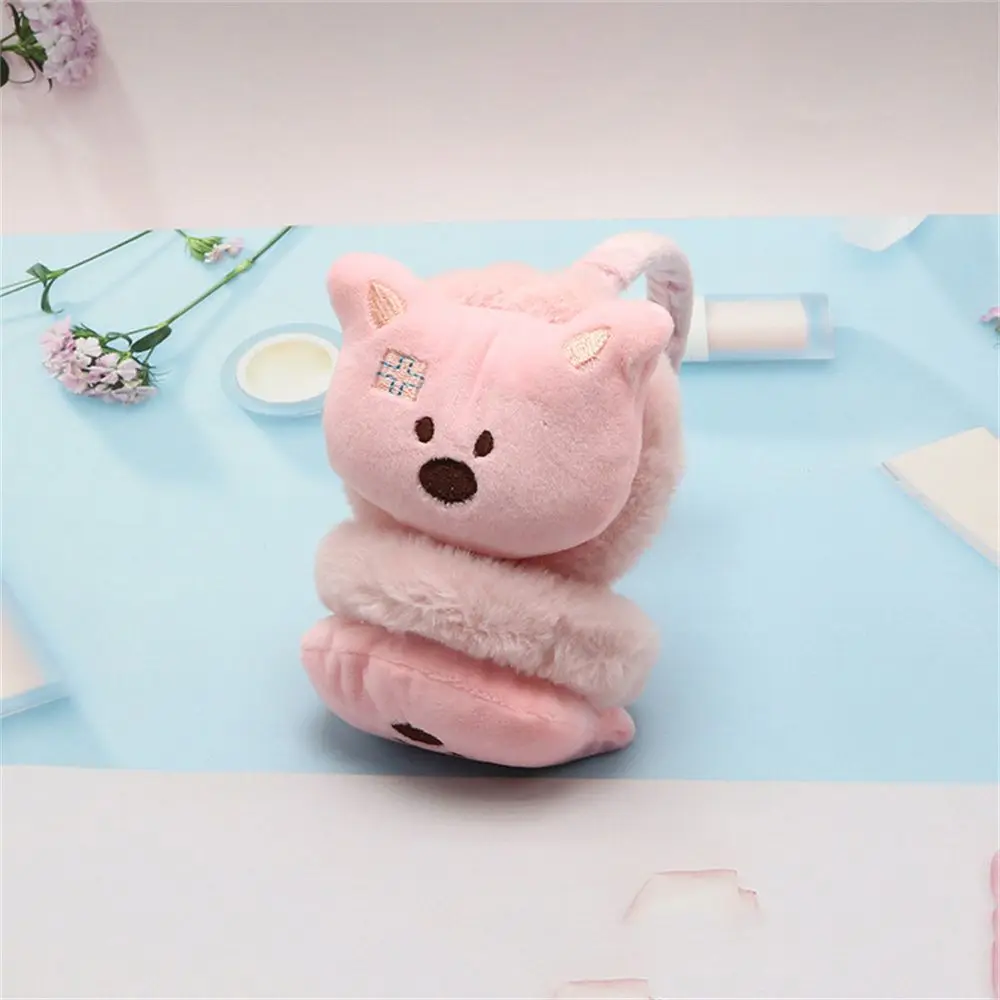 

Регулируемая защита от холода для мальчиков и девочек, теплая защита ушей для маленьких детей, зимние плюшевые наушники